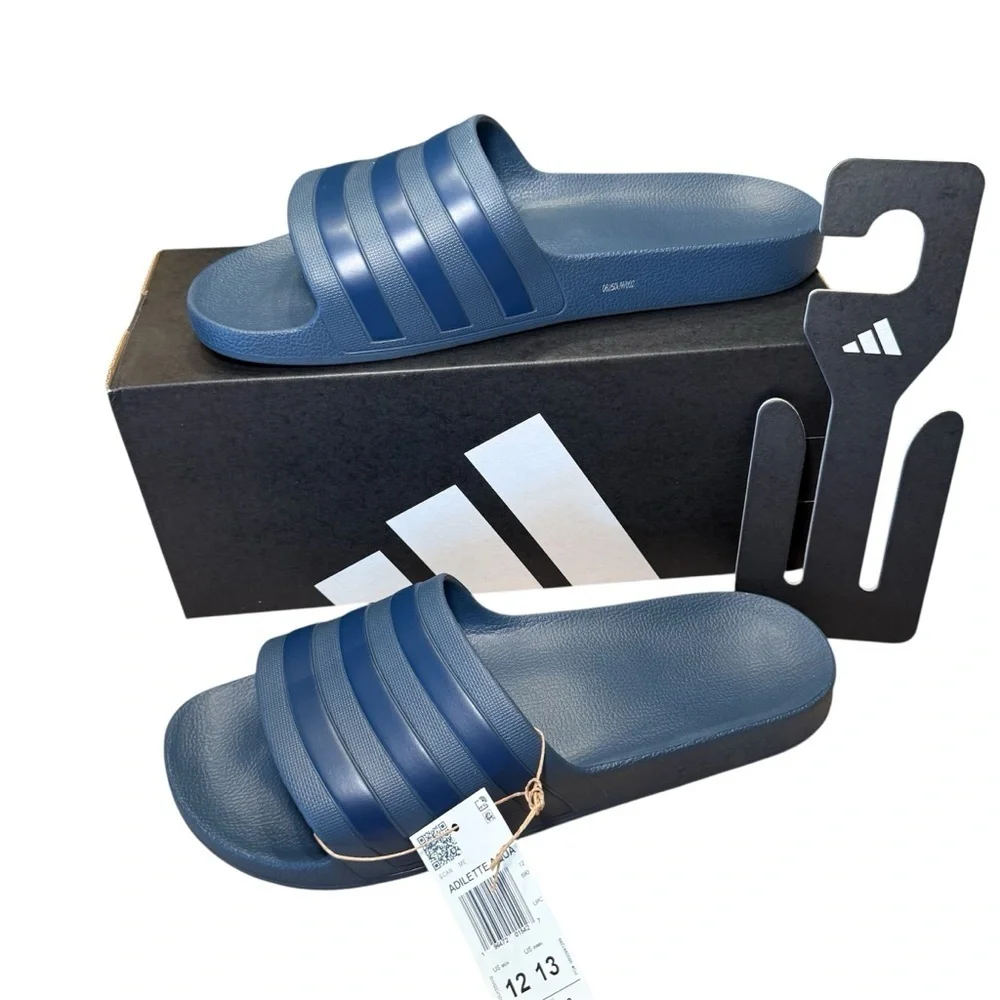 NEW! Adidas Men's Slides “Adilette Aqua” Sandals Multiple Sizes